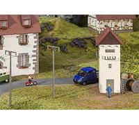 FALLER 120241 Substation w/Power Poles Ho Scale Building Kit Set di Costruzione, Colore Nessuna indicazione, Taglia Unica