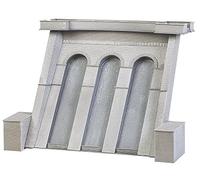 Faller Fa 130943 - elettricità Ottico con Stau Muro, Accessori per Il Modello ferrovia, modellismo