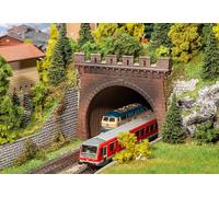 Faller FA120570 2 Tunnelportale, 2-gleisig Modellbausatz, Zubehör, Mehrfarbig, O