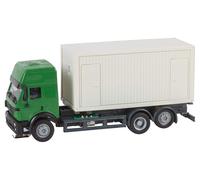Faller FA161480 LKW MB SK'94 Baucontainer (HERPA) Mercedes-Benz Modellbausatz, Z