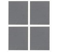 Faller FA180880 - Set di 4 Elementi da Parete Chiusi, Modello Goldbeck