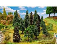 Faller FA181529 - Set di 15 Alberi da Bosco Misti, Diversi