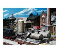 FALLER H0 120157 - Stoccaggio Olio Con Stazione di Rifornimento Diesel E Gru Kit
