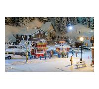 Faller H0 134001 - 2 Botteghe Di Mercatino Di Natale Kit Nuovo