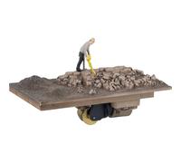 FALLER H0 Operaio Edile con compressore Dipinto, in Piedi