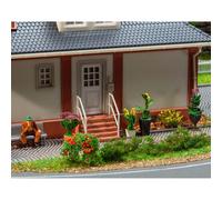 Faller HO Scale Potted Plants pkg(4)