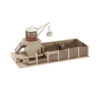Faller Model Kit, Mining, H0, Manually Swivelling Crane, Two Coal Wagons, Instru