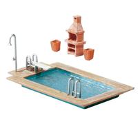 Faller - Modellismo ferroviario: Piscina e Casetta da Giardino, scala H0