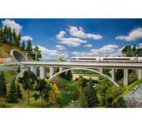 Faller- Moderne Bogenbrücke Kit di Montaggio per modellino, Colore Vari, Large, 222573