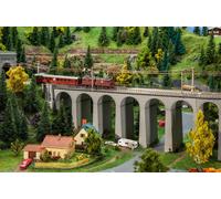FALLER N 222599 - Viadukt-Set,2-gleisig,Dritto (Lunghezza: 386 MM ) Merce Nuova