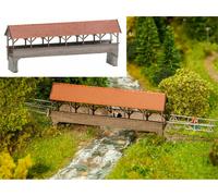 Faller Scala N 222574 Ponte pedonale coperto Nuovo OVP