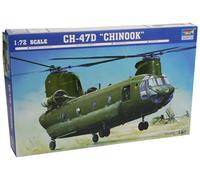 Ch-47d Chinook 1:72 Plastic Model Kit TRUMPETER