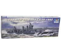 Uss New Orleans Ca-32 1942 Battleship 1:700 Plastic Model Kit TRUMPETER
