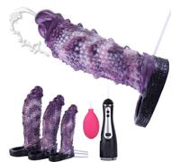 Falli Realistici Silicone Vibranti Fallo Vibrante Scappella Eiaculante,A-L | Didol Donne Grande Vibrante Fallo Silicone Morbido Con Vibrazione Vibranti Grosso Dido Eiaculatore Automatico Elettrico,A-L