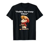 Fallin' for Cozy Vibes Autumn Mouse Maglietta