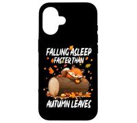 FALLING ASLEEP FASTER THAN AUTUMN LEAVES Custodia per iPhone 16