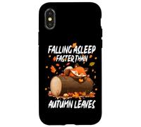 FALLING ASLEEP FASTER THAN AUTUMN LEAVES Custodia per iPhone X/XS