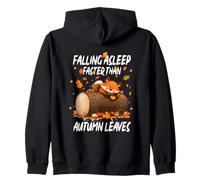 FALLING ASLEEP FASTER THAN AUTUMN LEAVES Felpa con Cappuccio