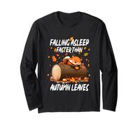 FALLING ASLEEP FASTER THAN AUTUMN LEAVES Maglia a Manica