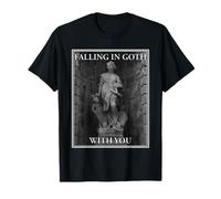 Falling In Goth With You - Umorismo Oscuro Romantico Maglietta