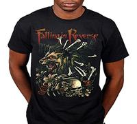 Falling in Reverse DÉSert Men's Fashion T Shirt Groupe De Rock ÉVentail Article Black M