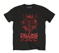 Falling In Reverse | Maglietta ufficiale della band | Thorns - Spedizione rapida in 24 ore! Let the world know your style has bite.This officially licensed Falling In Reverse tee showcases the bold Th