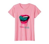 Falling in Reverse - Official Merchandise - Lips Maglietta, Donna, Rosa, S