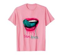 Falling in Reverse - Official Merchandise - Lips Maglietta, Uomo, Rosa, M