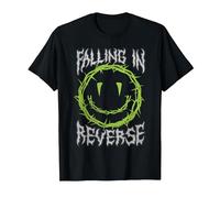 Falling in Reverse Smiley Thorns Maglietta, Uomo, Nero, 4XL