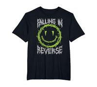 Falling in Reverse Smiley Thorns Maglietta, Uomo Taglie Grandi, Nero, 3X Tall
