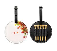 Falling Maple Leaves - Borsa per tee da golf, facile da trasportare e più efficiente nel giocare a golf