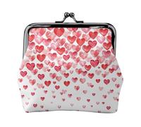 Falling Red Hearts Printing, piccolo kit da viaggio, borsa compatta per campeggio, avventure e viaggi di pesca, nero, Taglia unica, Art Deco