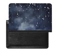 Falling Stars - Custodia per passaporto con slot per carte di credito, custodia per passaporto da viaggio, Stile:, Taglia unica