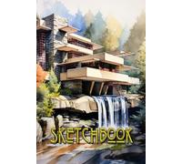 Fallingwater Sketchbook.: 120 pages.6” x 9”. Paperback. Interior - Unruled Blank pages featuring a fine line border frame.
