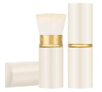 Falliny Pennelli retrattili per fondotinta, pennelli da viaggio in polvere Kabuki con coperchio per fondotinta liquido portatile, perfetto per miscelare liquidi, crema o cosmetici in polvere impecca