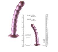 Fallo a sfere con ventosa dildo in silicone vaginale anal pene finto indossabile