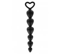 Fallo a sfere dildo in silicone morbido black butt plug dilatatore anal beads