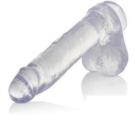 FALLO a VENTOSA REALISTICO IN JELLY TRASPARENTE SEX TOY ANALE VAGINALE sesso sex