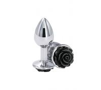 Fallo anal butt plug uomo e donna mini dilatatore dildo liscio tappo in metallo