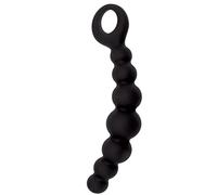 Fallo anale anal Dildo ass silicone caterpillar Black