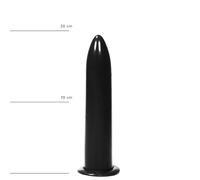 Fallo anale dildo nero plug anal butt con ventosa morbido sex toy all black