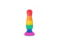 fallo anale large pride arcobaleno dildo in silicone plug anale dilatatore