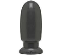 Fallo anale liscio grande dildo nero grosso dilatatore anal butt plug MAXI black
