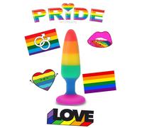 plug liscio in morbido silicone vaginale anale con ventosa realistico donna uomo