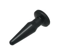 Fallo anale piccolo dildo liscio nero morbido dilatatore stimolatore butt plug