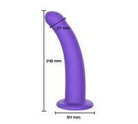 Fallo anale Plug con ventosa 14 cm anal butt dildo in silicone stimolatore