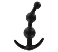 Fallo anale plug dildo in silicone realistico slim big anal butt sex toys nero b