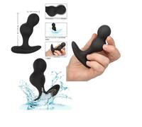 Fallo anale vibrante dildo dilatatore in silicone butt plug vibratore morbido