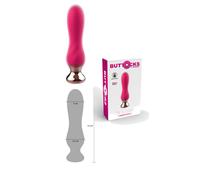 Fallo anale vibratore in silicone con telecomando per uomo e donna butt plug