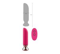 Fallo anale vibratore in silicone per uomo e donna butt plug con telecomando